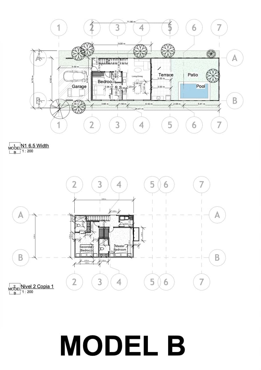 Floor Plan - Esencia, Tambor, Costa Rica.