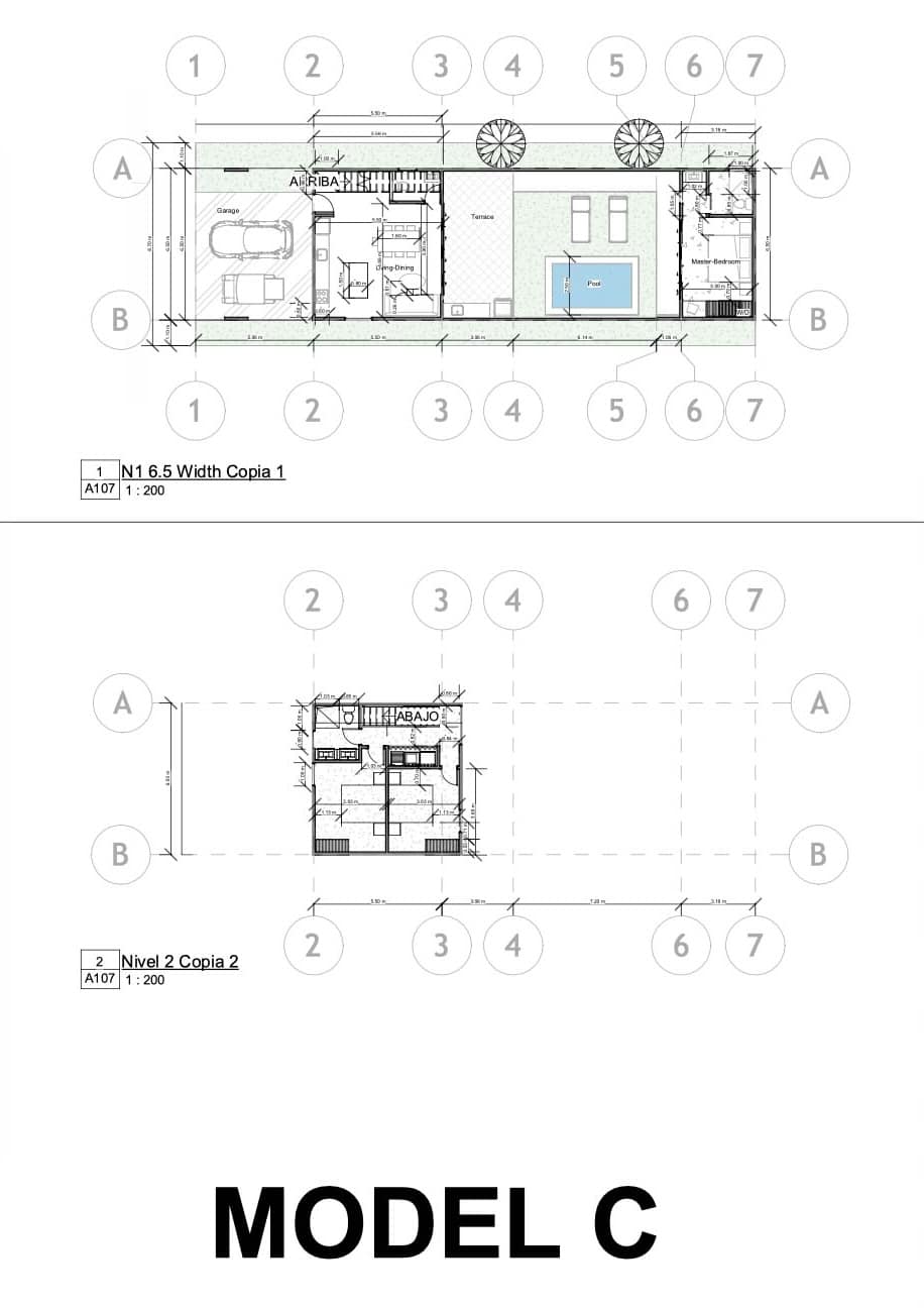Floor Plan - Esencia, Tambor, Costa Rica.
